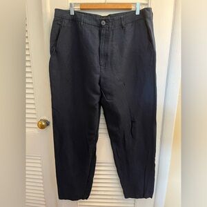 Magaschoni man linen blend pants